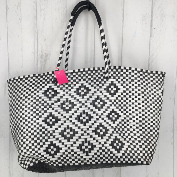 woven open tote