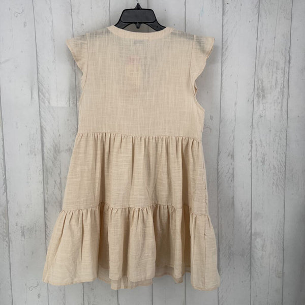 S ruffle slv tiered dress