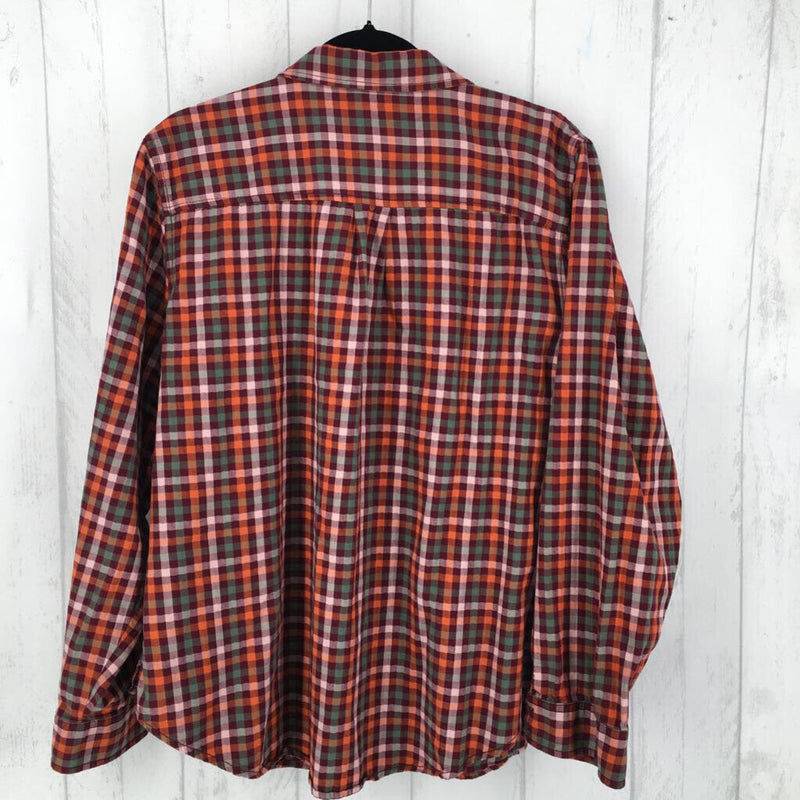 XXL Plaid button down l/s