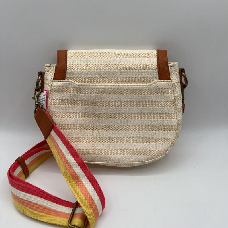 flap straw crossbody