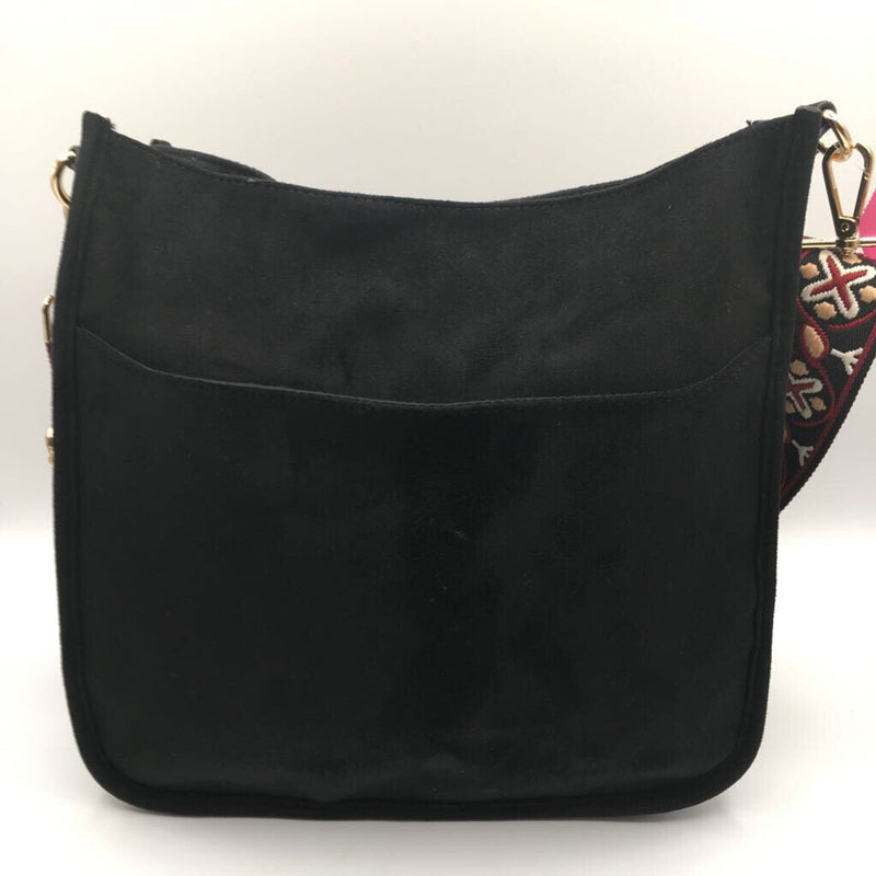 zip top crossbody w/ slip pocket