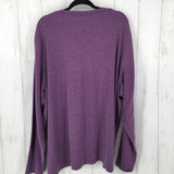 4XL V-neck l/s pocket tee