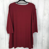 1X Dolman slv button accent