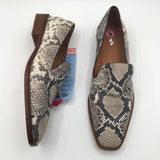 9 snakeskin loafers