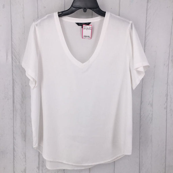 L s/s v-neck top