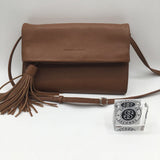 R385 tassel flap clutch/crossbody