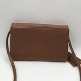 R385 tassel flap clutch/crossbody