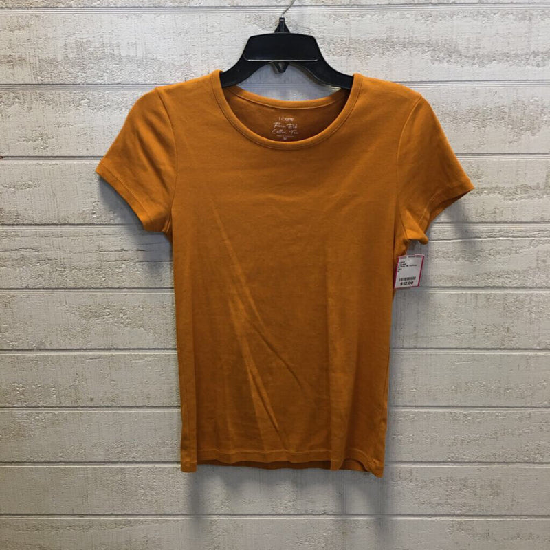 M Fine rib cotton tee