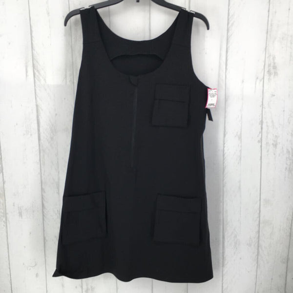 R42 L pocket slvls scoop neck athleisure dress