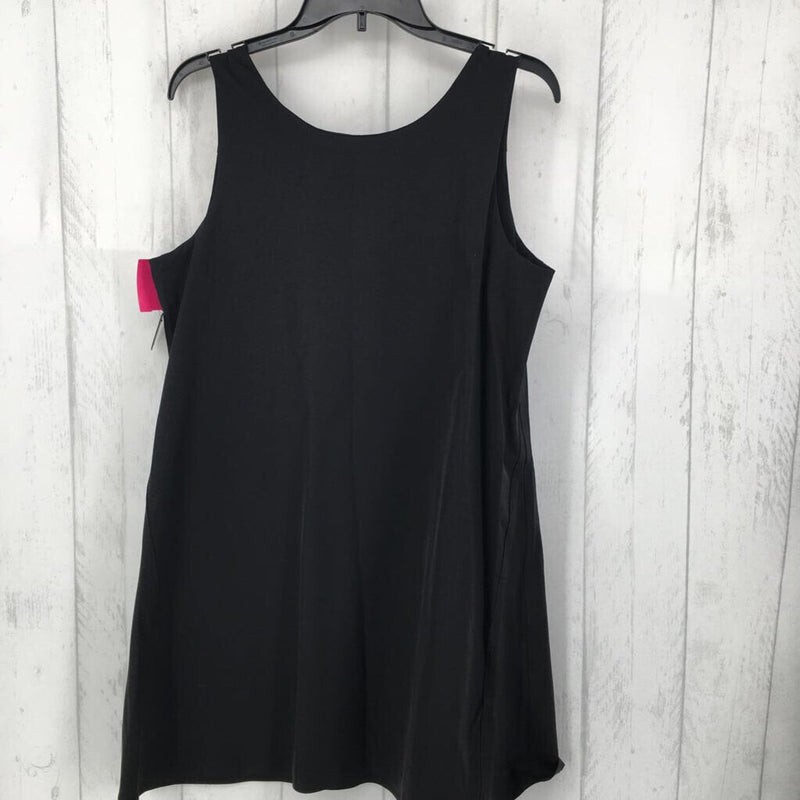 R42 L pocket slvls scoop neck athleisure dress