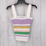 R42 M stripe knit tank