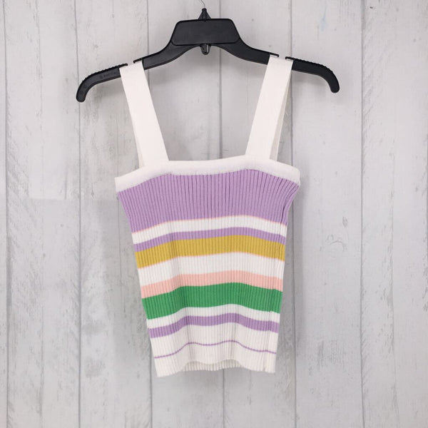 R42 M stripe knit tank