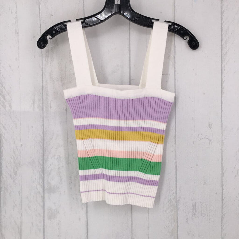 R42 S stripe knit tank