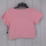 R20 L s/s crop plush top