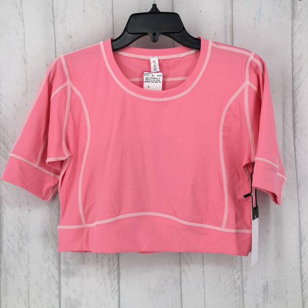 R30 XL s/s crop athletic top