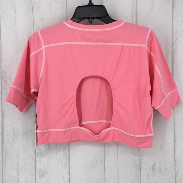 R30 XL s/s crop athletic top