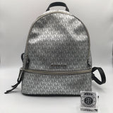 Leather logo Md backpack