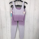 2pc M ombre sports bra & leggings set