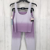 2pc L ombre sports bra & leggings set