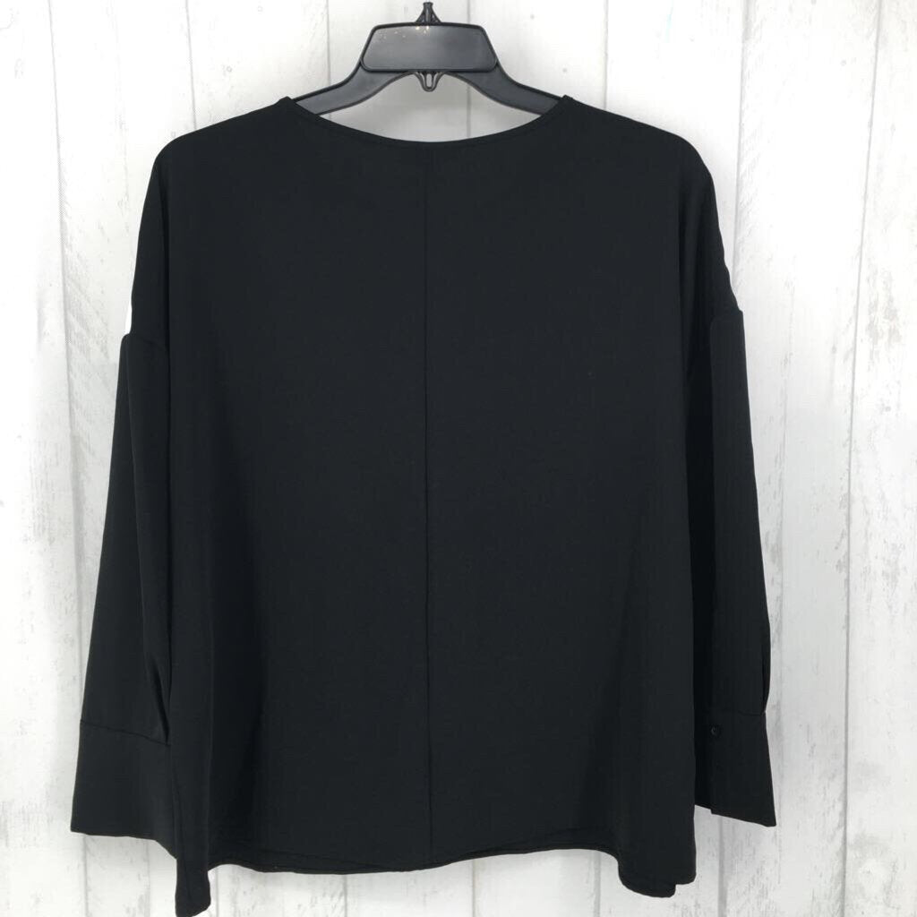 L Striped shoulder l/s