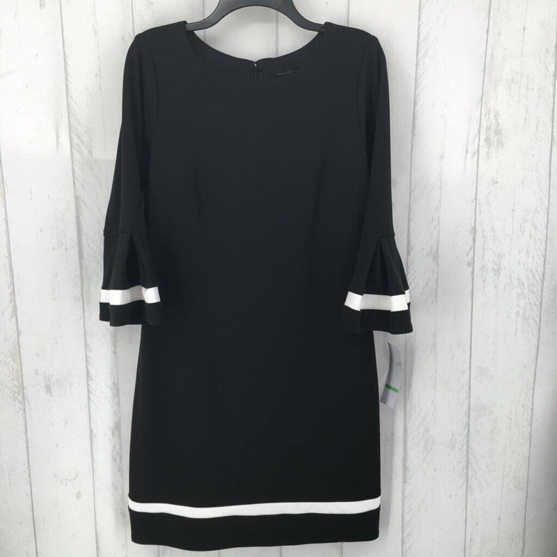 8 flare slv shiftdress