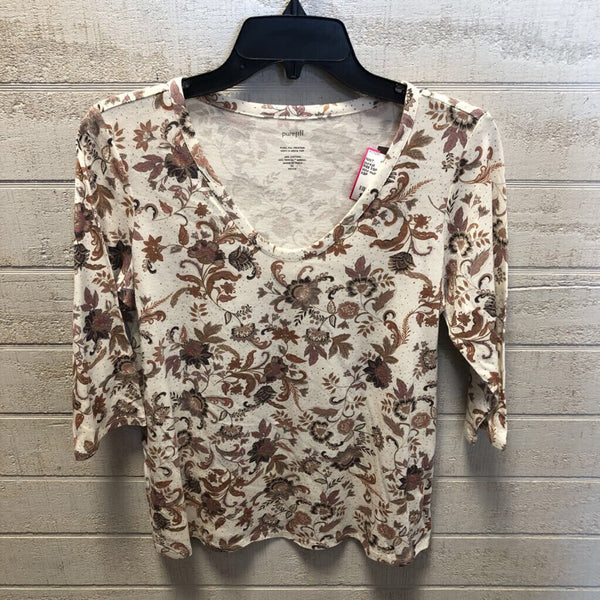 R69 XSP Paisley print v-neck top