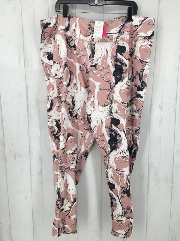 26/28 Pull on legging flo print