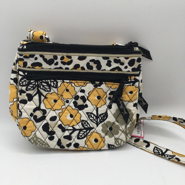 flower print flap crossbody