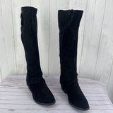 7.5 back zip knee high boots