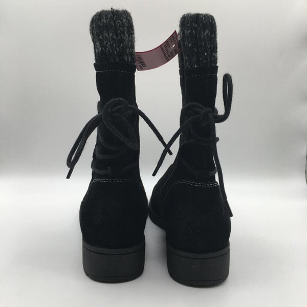 R170 10 sweater combat boots