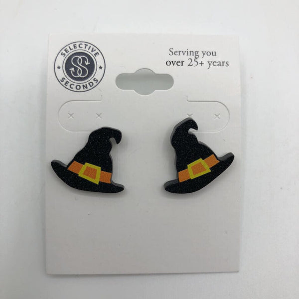 Witch Hat Post Earrings