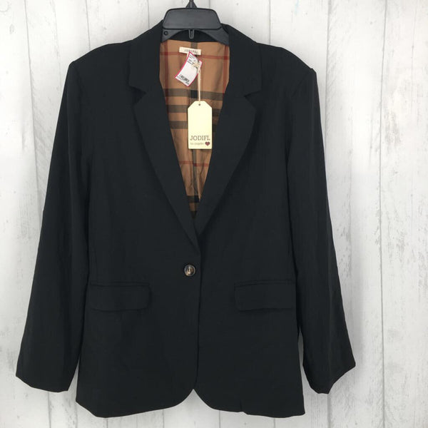 L one button blazer