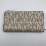 monogram zip around wallet