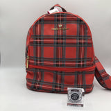 plaid backpack