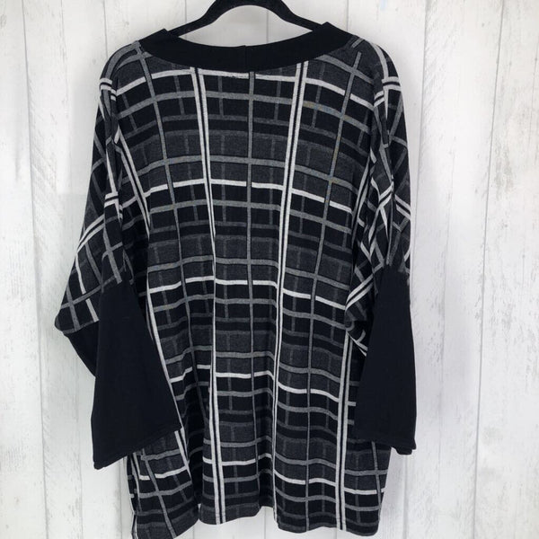 R70 2x s/s plaid top