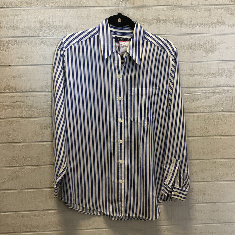 S Striped button down l/s