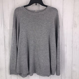 M Gold back zipper l/s sweater