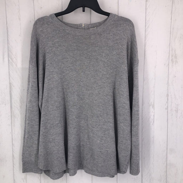 M Gold back zipper l/s sweater