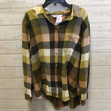 L Flannel button down l/s