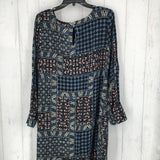 10 Printed l/s shift dress