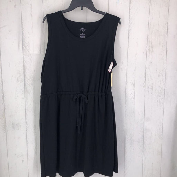 R44 XXL Drawstring waist slvls dress