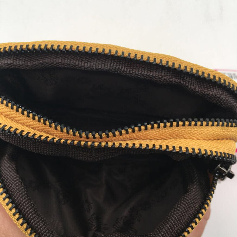 double zip coin purse