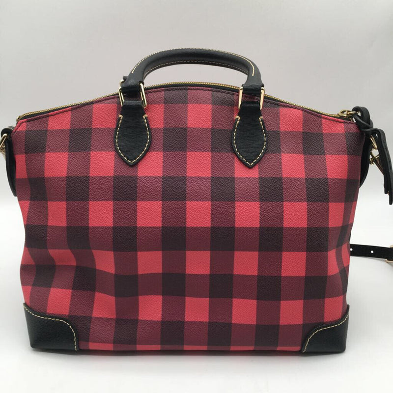 plaid dome satchelq