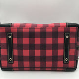 plaid dome satchelq