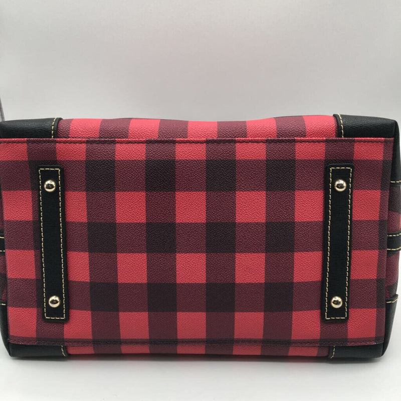 plaid dome satchelq