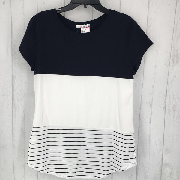 L Striped s/s tunic