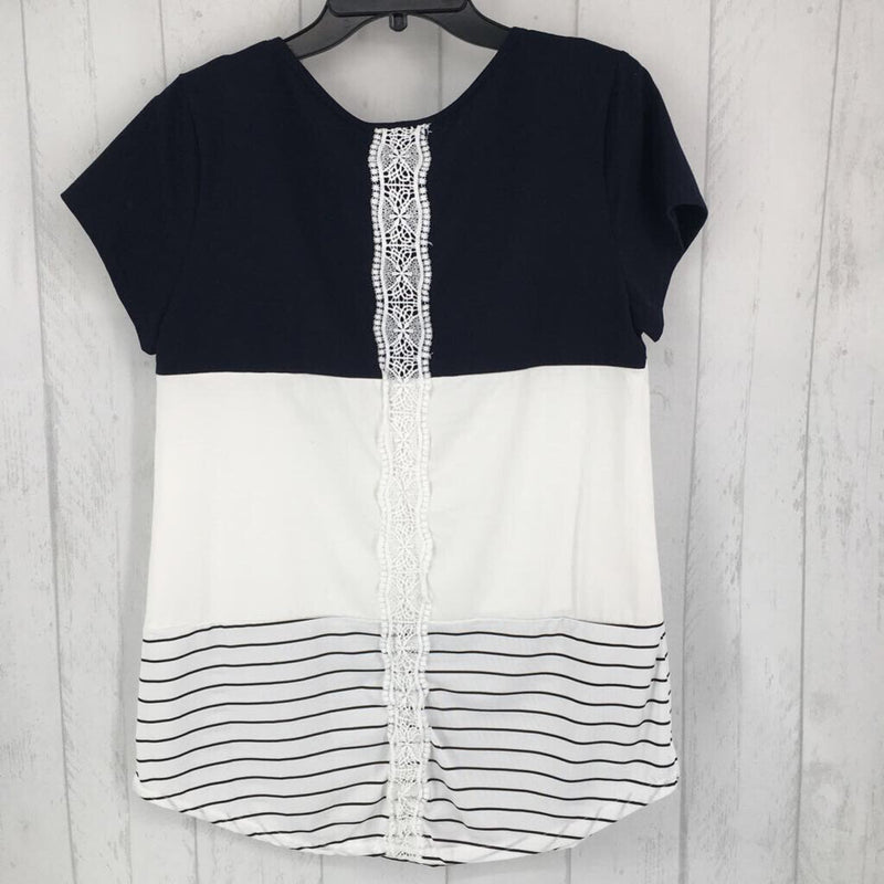 L Striped s/s tunic