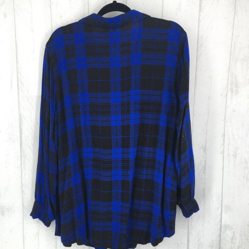 3X Plaid button down l/s