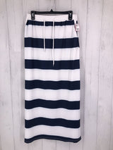 2XL Striped pull on skirt