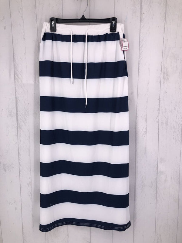 2XL Striped pull on skirt